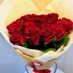 Brown paper and Red ribbon